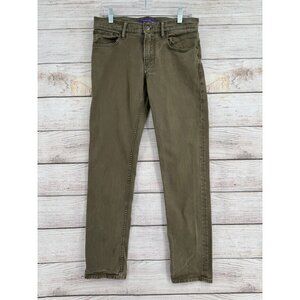 Ralph Lauren Purple Label Slim Straight Jeans Men's Size 30/32 Green/Gray‎